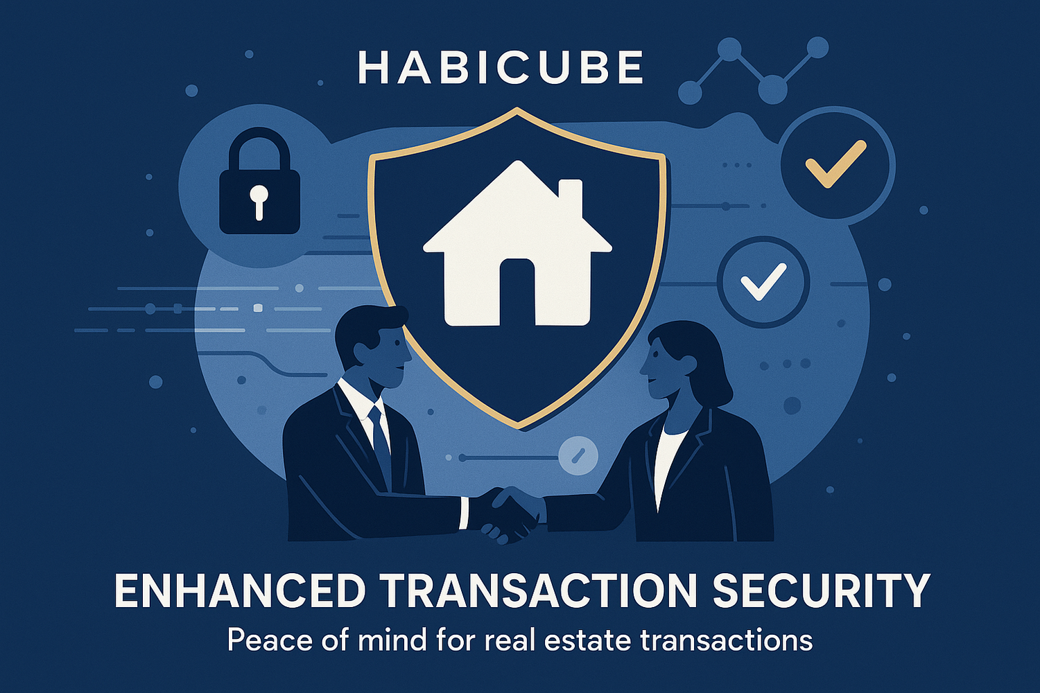 Habicube
Sécurité Renforcée des Transactions
Votre tranquillité est notre priorité. Nous mettons en place des mesures de sécurité optimales et vous connectons avec un réseau de professionnels de confiance, pour que chaque étape de votre location, achat ou de votre vente se déroule en toute sérénité.